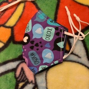 “Love” themed face mask